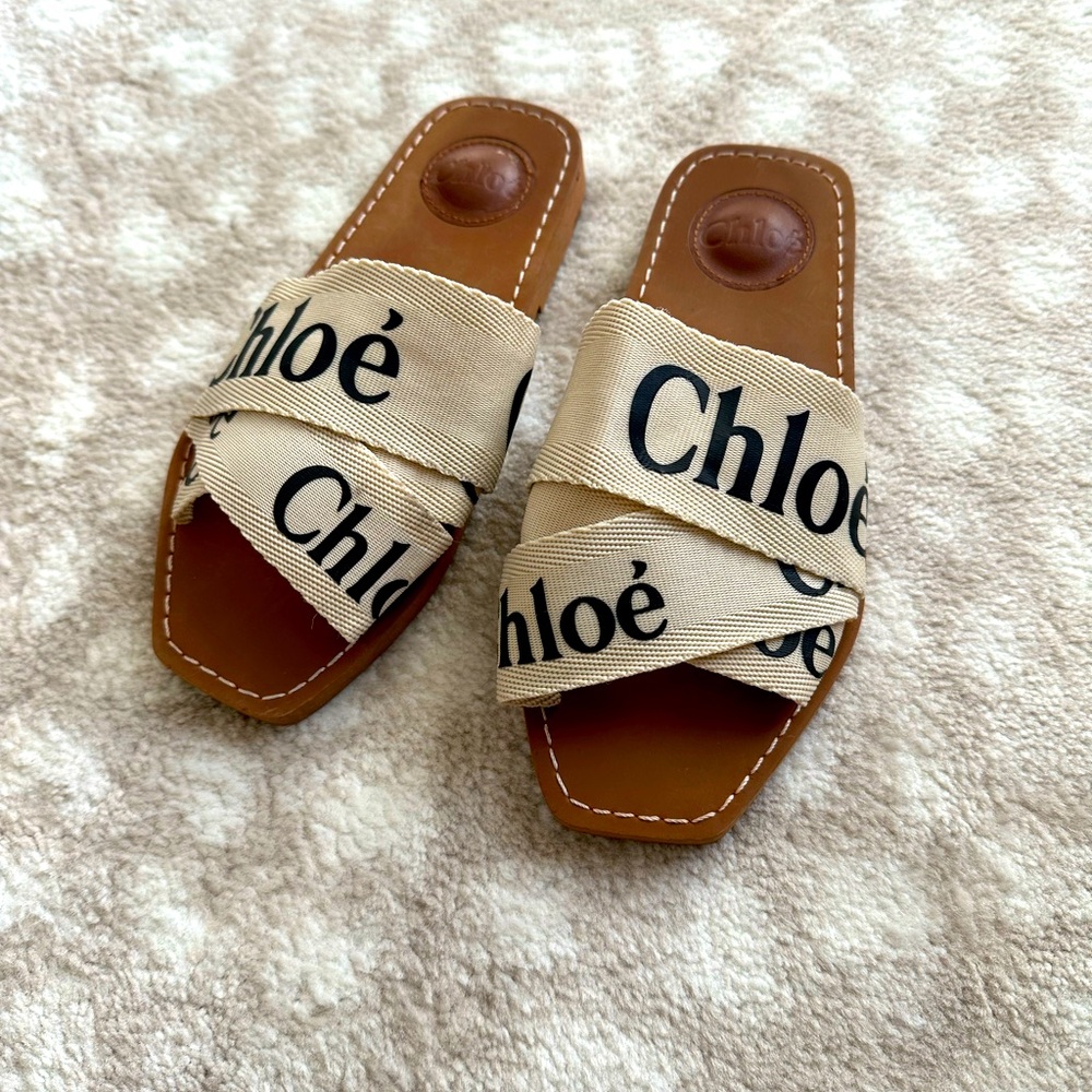 Chloe Woody sandals size 37 EU or size 7.5 US